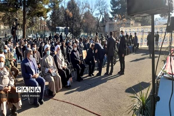 مراسم تشییع شهدای گمنام در کرمانشاه