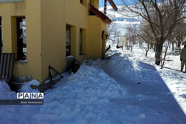 طبیعت برفی سپیدان استان فارس
