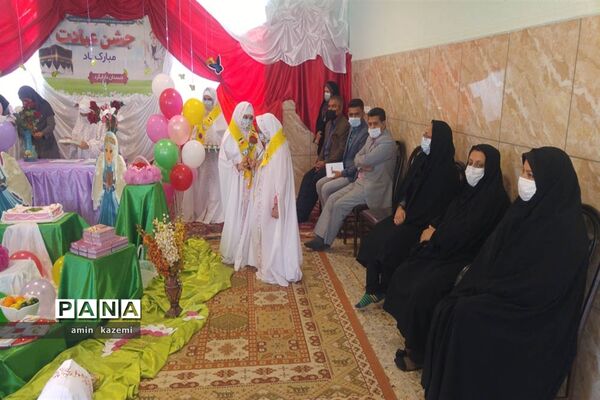 جشن عبادت دانش‌آموزان دبستان داراب‌گرد استان فارس