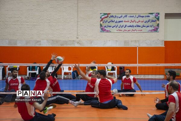 تمرین تیم قهرمان پاراالمپیک توکیو در پایتخت گل ایران