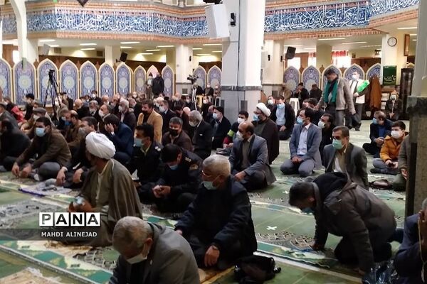 نماز باشکوه جمعه در مسجد الغدیر شهرستان پردیس