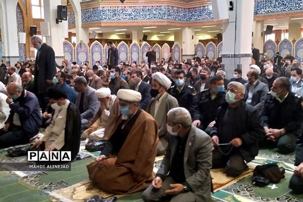 نماز باشکوه جمعه در مسجد الغدیر شهرستان پردیس