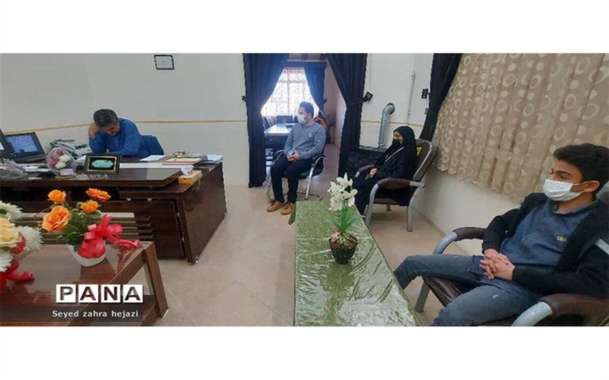 نشست مدیرکل آموزش و پرورش مازندران با خبرنگاران پانا در گلوگاه