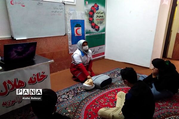 برگزاری دوره آموزشی کمک‌های اولیه در روستای قلعه فرامرز ملارد