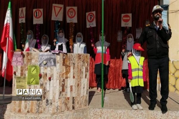 آموزش فرهنگ ترافیک در مدارس پاکدشت
