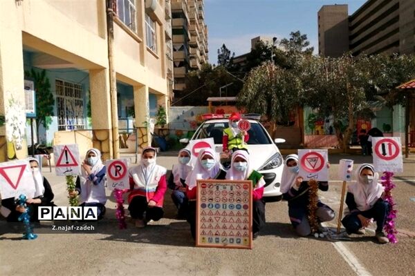 آموزش فرهنگ ترافیک در مدارس پاکدشت