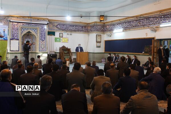 آیین تکریم و معارفه معاونان آموزش ابتدایی و پشتیبانی و توسعه مدیریت آموزش و پرورش فارس