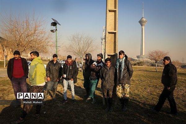 مراسم درختکاری در پارک پردیسان