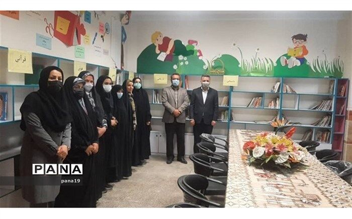 افتتاح کتابخانه، آزمایشگاه و اتاق تربیت‌بدنی  در مدرسه ابتدایی امام حسین روستای گلریز