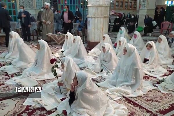 برگزاری جشن شکوفایی دختران فاطمی در آستان مقدس امامزاده محسن (ع) اصفهان