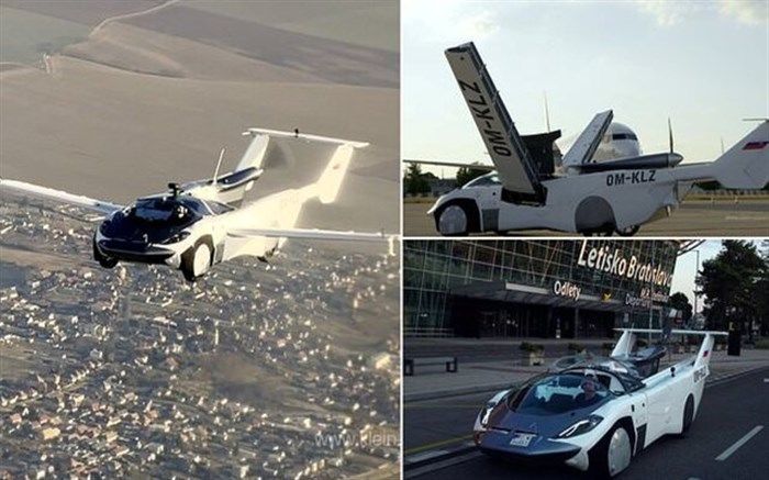 خودروی پرنده گواهی پرواز دریافت کرد