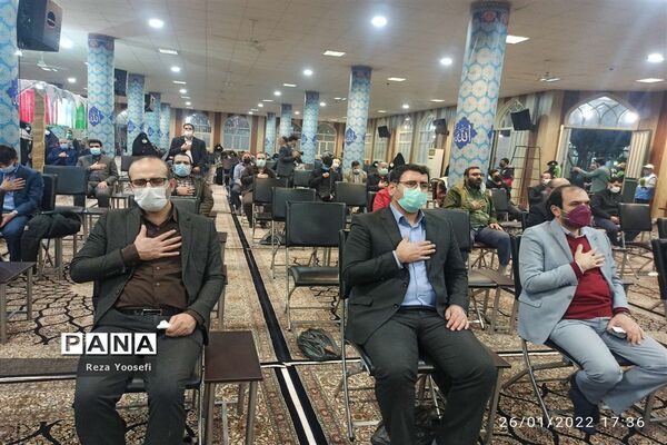 مراسم وداع با شهید گمنام در شهرستان شهریار
