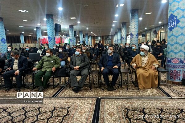 مراسم وداع با شهید گمنام در شهرستان شهریار