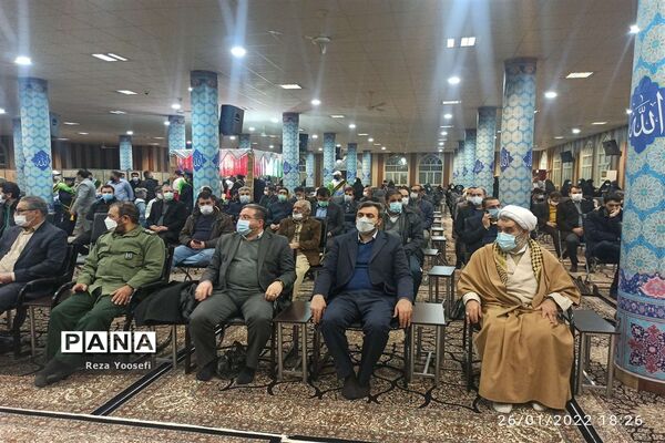 مراسم وداع با شهید گمنام در شهرستان شهریار