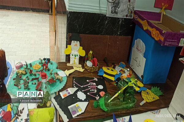 برگزاری نمایشگاه هنرهای دستی به‌مناسبت هفته طبیعت