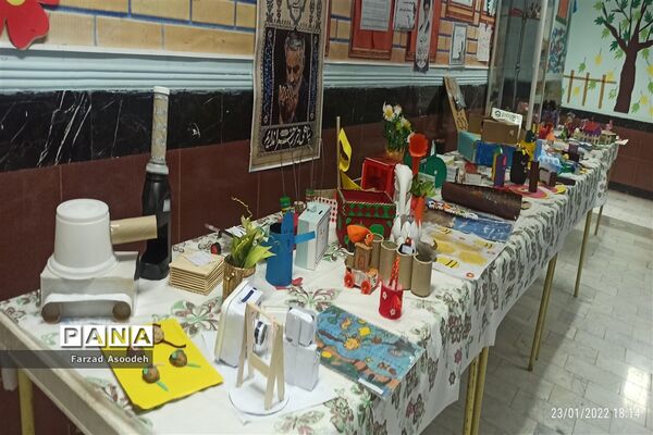 برگزاری نمایشگاه هنرهای دستی به‌مناسبت هفته طبیعت