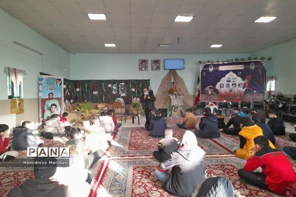 مراسم زیارت عاشورا درآموزشگاه شهید احمد کاظمی اسلامشهر