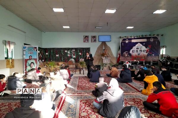 مراسم زیارت عاشورا درآموزشگاه شهید احمد کاظمی اسلامشهر