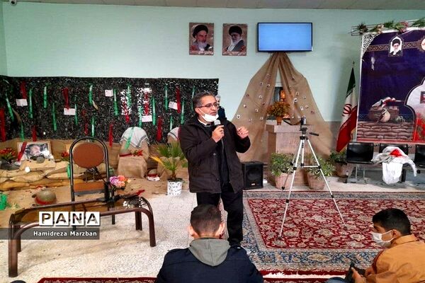 مراسم زیارت عاشورا درآموزشگاه شهید احمد کاظمی اسلامشهر