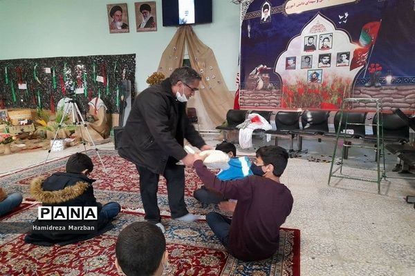 مراسم زیارت عاشورا درآموزشگاه شهید احمد کاظمی اسلامشهر