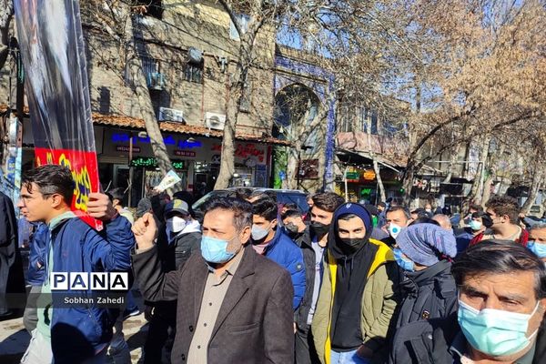 برگزاری راهپیمایی محکوم کردن جنایات رژیم آل سعود علیه مردم یمن در رودهن