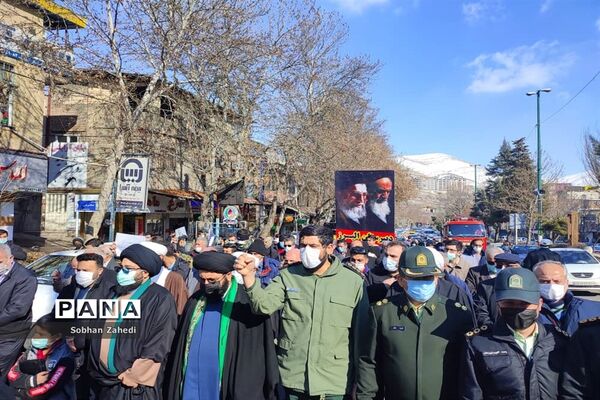 برگزاری راهپیمایی محکوم کردن جنایات رژیم آل سعود علیه مردم یمن در رودهن