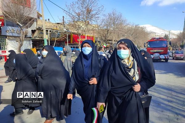 برگزاری راهپیمایی محکوم کردن جنایات رژیم آل سعود علیه مردم یمن در رودهن