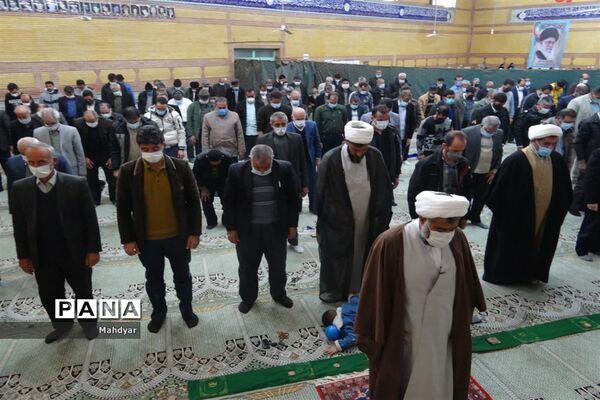 نماز جمعه در مسجد اعظم شهر جوادآباد