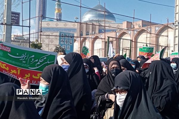 راهپیمایی نمازگزاران بعد از نماز جمعه شهر پردیس