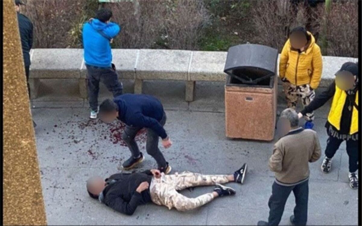 قمه‌کشی اراذل و اوباش در یک قدمی تئاتر شهر/فیلم