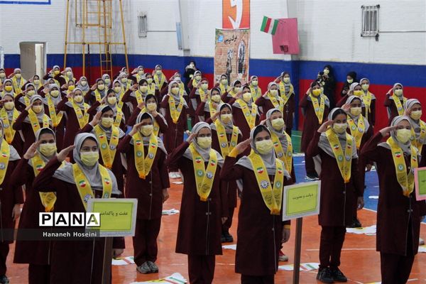 مانور تشکیلاتی یاوران انقلاب و نواختن زنگ انقلاب در شهریار