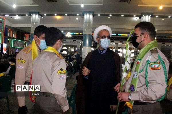 حضور پیشتازان سازمان دانش‌آموزی در مراسم 12 بهمن