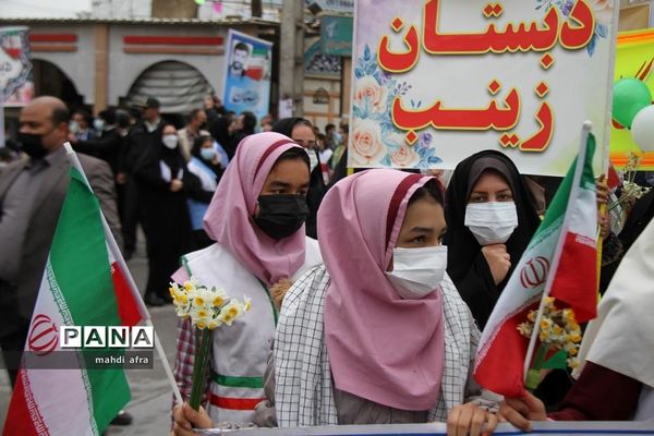 گلباران تمثال امام خمینی (ره) و شهدای انقلاب اسلامی شهرستان بهبهان