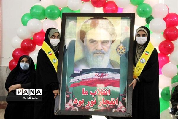 آیین نواختن زنگ انقلاب در ناحیه 4 اهواز