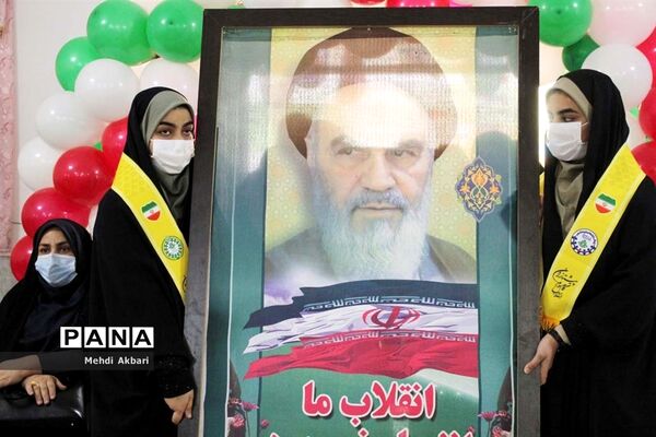 آیین نواختن زنگ انقلاب در ناحیه 4 اهواز
