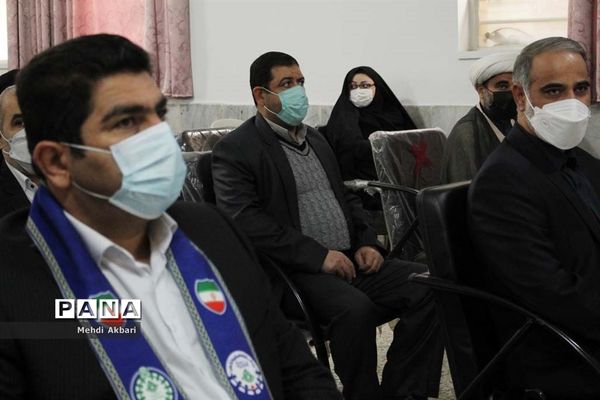 آیین نواختن زنگ انقلاب در ناحیه 4 اهواز