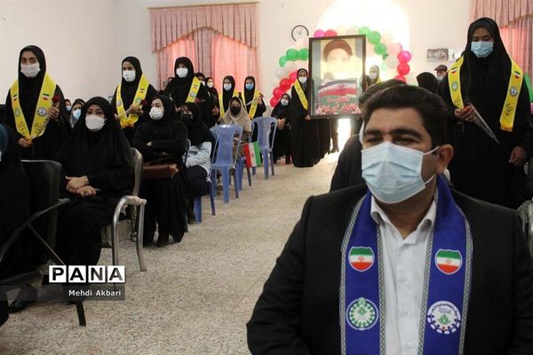 آیین نواختن زنگ انقلاب در ناحیه 4 اهواز