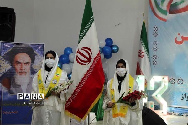 آیین نواختن زنگ انقلاب در ناحیه 4 اهواز