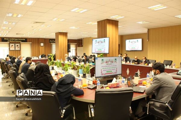 نشست خبری رئیس و معاونان دانشگاه علوم پزشکی جندی شاپور اهواز