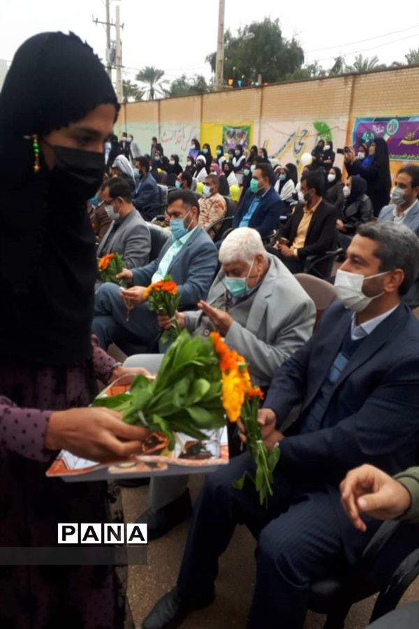 نواختن زنگ انقلاب در شهرستان حمیدیه