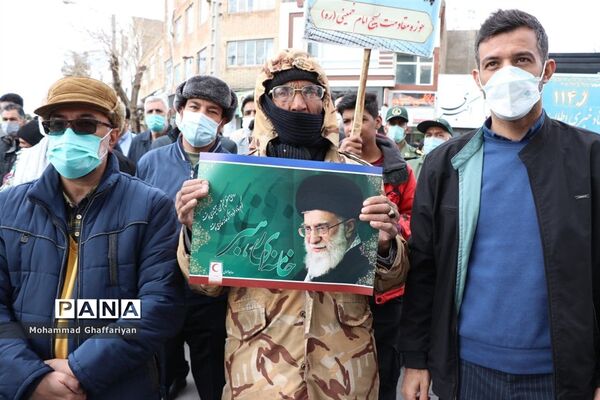 گرامیداشت 12 بهمن و مراسم گلبانگ انقلاب در میدان مرکزی تربت جام