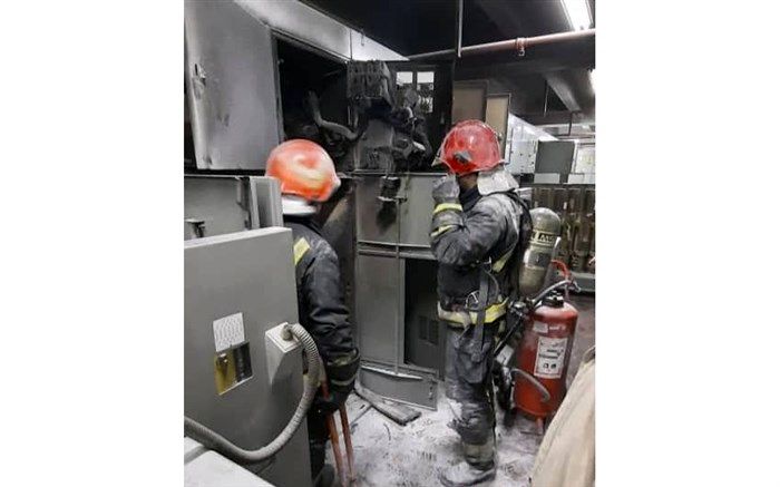 آتش‌سوزی در نیروگاه حرارتی تبریز