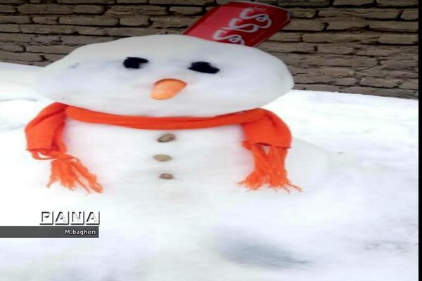 بارش برف بهانه‌ای برای برگشت آدم برفی ها