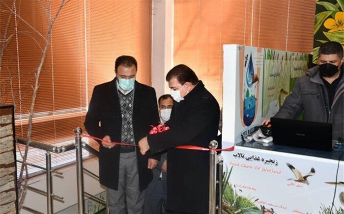 مرکز بازدید کنندگان تالاب بین المللی قوری گل افتتاح شد
