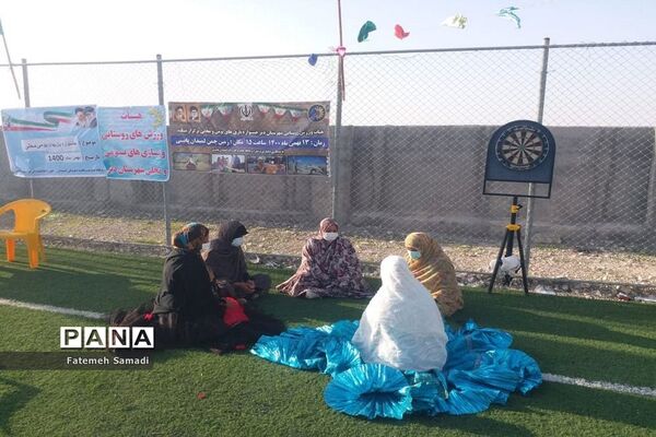 جشنواره بازی‌های بومی ومحلی در روستای لمبدان شهرستان دیر