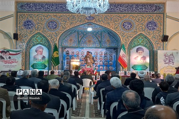 مراسم یادواره شهدای روحانی منطقه ترشیز کهن