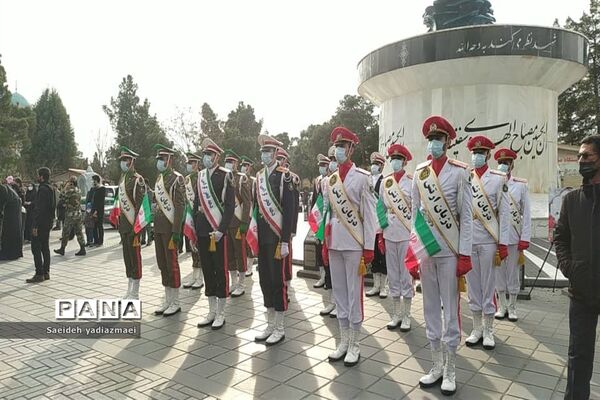مراسم یادبود شهید مدافع حرم  محمد هادی ذورالفقاری