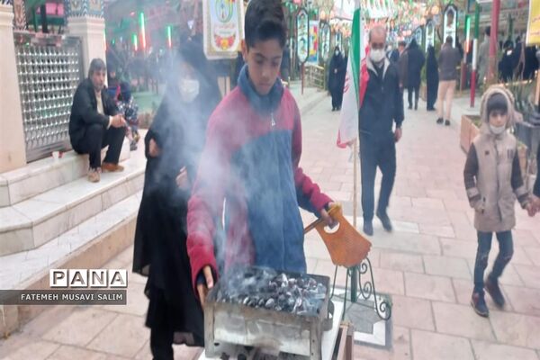 غبارروبی مزار شهدای قم به مناسبت دهه فجر-1