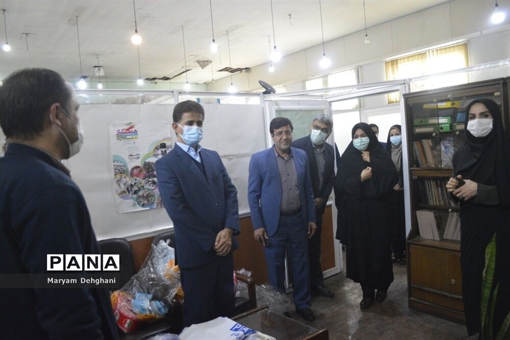 بازدید سرزده معاون تربیت بدنی و سلامت آموزش و پرورش استان بوشهر از سازمان دانش آموزی  استان