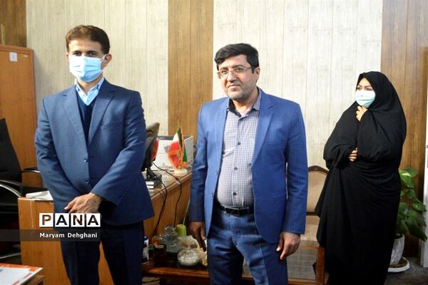 بازدید سرزده معاون تربیت بدنی و سلامت آموزش و پرورش استان بوشهر از سازمان دانش آموزی  استان